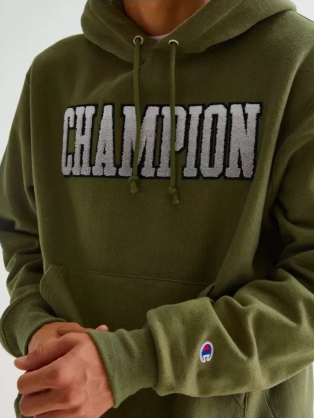 Champion Reverse Weave Ombre Block / Gradient Collegiate Logo Hoodie